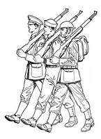 kolorowanki wojsko żołnierze nr  47